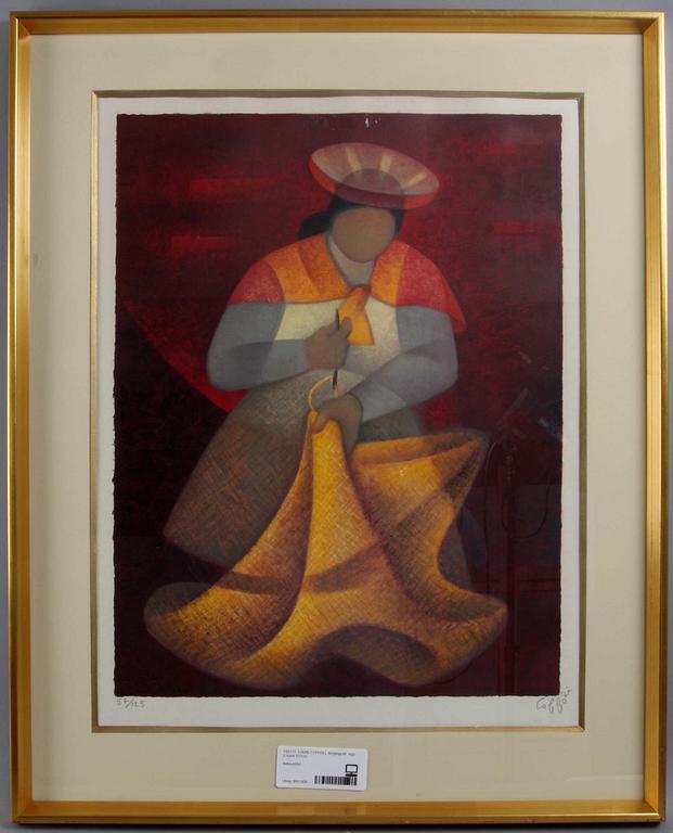 LOUIS TOFFOLI, färglitografi, sign o numr 57/125.