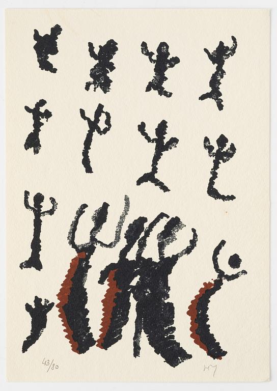 Henri Michaux, 'Par des traits', Fata Morgana, Paris, 1984.