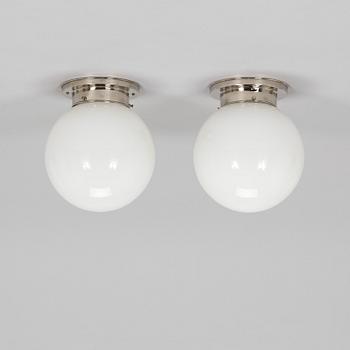 A pair of  1930s '80139' ceiling lights for Idman.