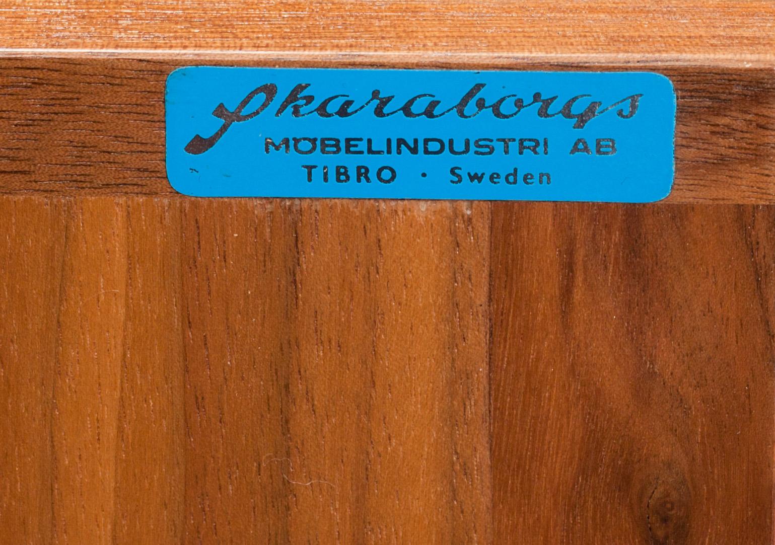SIDEBOARD. Skaraborgs Möbelindustri AB, Tibro, 1960-tal.