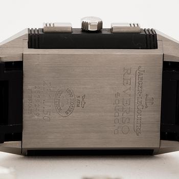 Jaeger-LeCoultre, Reverso, Squadro World Chrono Polo Field, rannekello, kronografi, 36,5 x 53 mm.