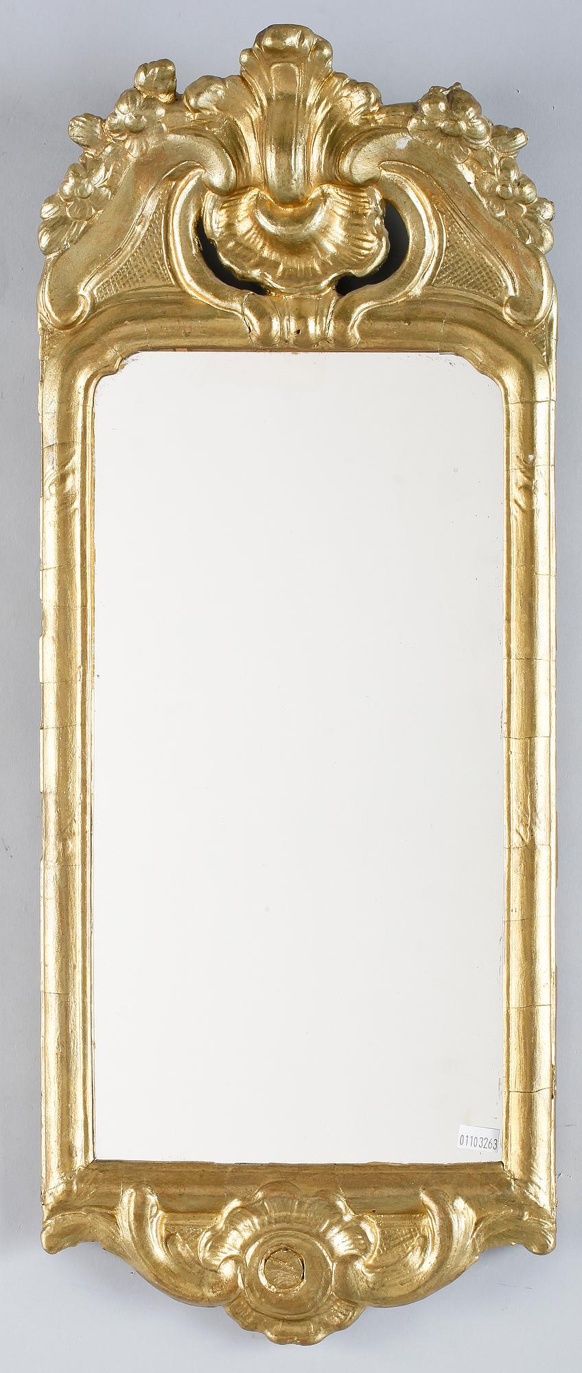 SPEGELLAMPETT, rokoko, 1700-tal.