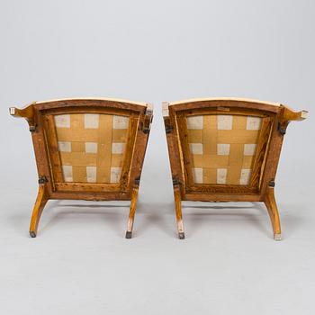 A pair of Baltic Empire armchairs from first half of the 19th century.