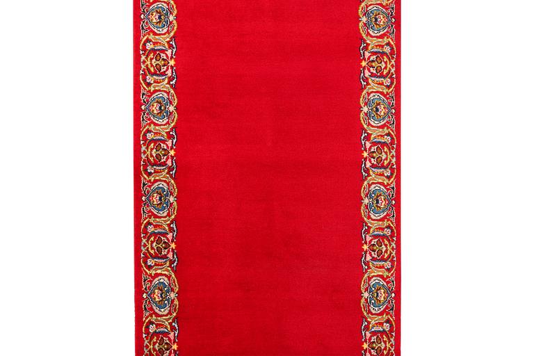 A Royal Keshan runner, c. 400 x 100 cm.