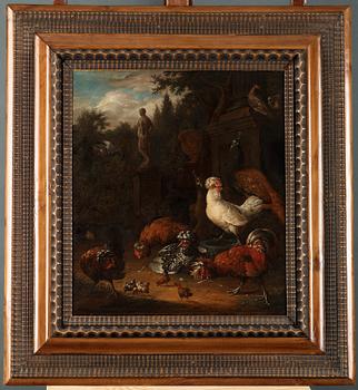 Melchior de Hondecoeter Hans krets, Hönsgården.