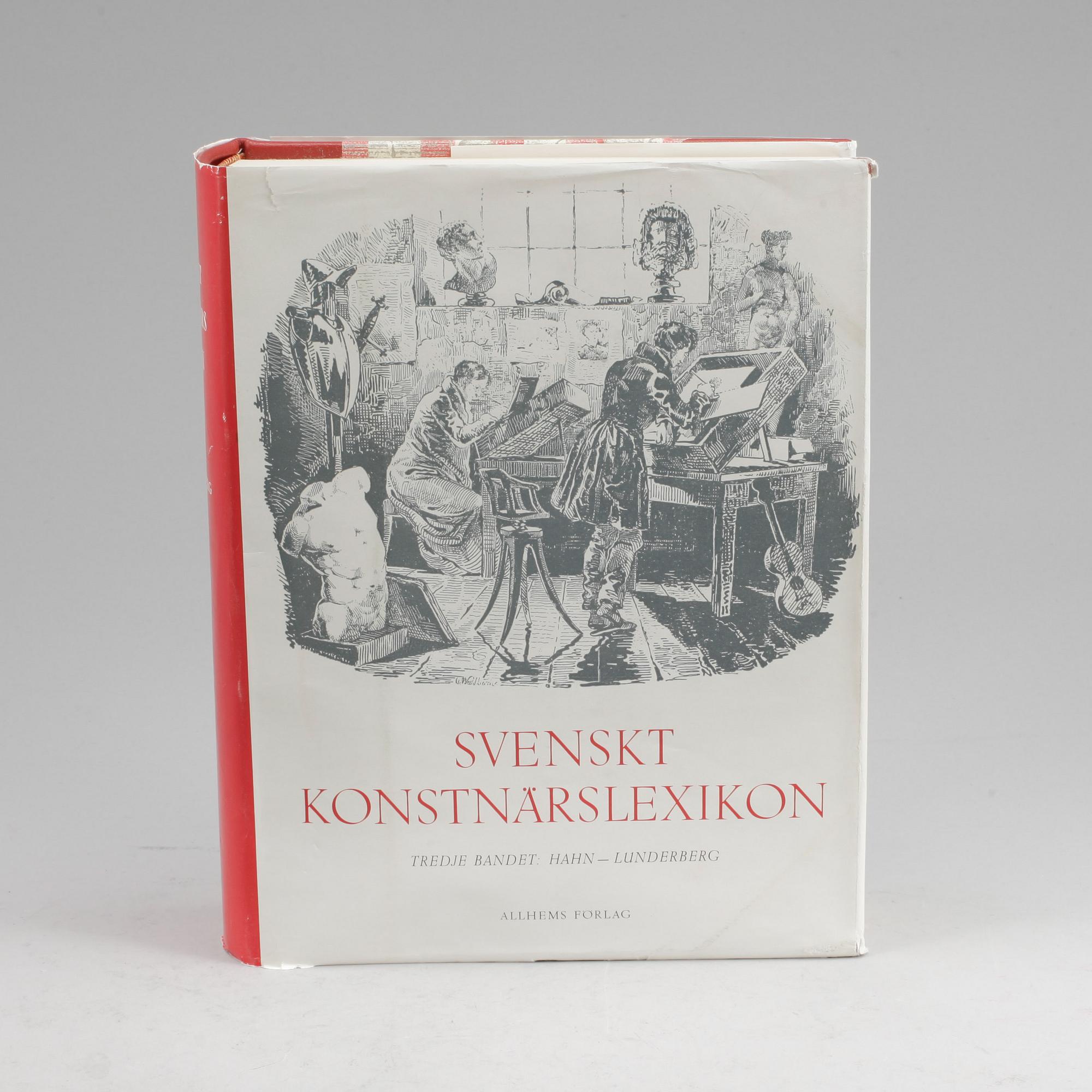 BOKVERK, volym I-V, "Svenskt Konstnärslexikon", Allhems Förlag, Malmö, 1952-67.
