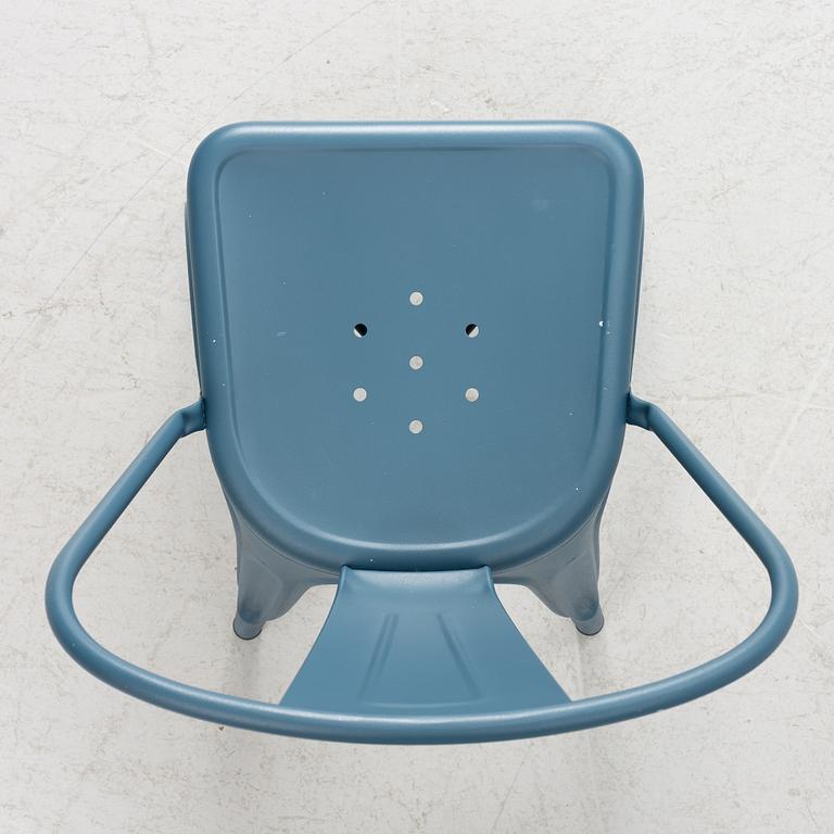 Xavier Pauchard, a set of 8 chairs, Tolix, France.