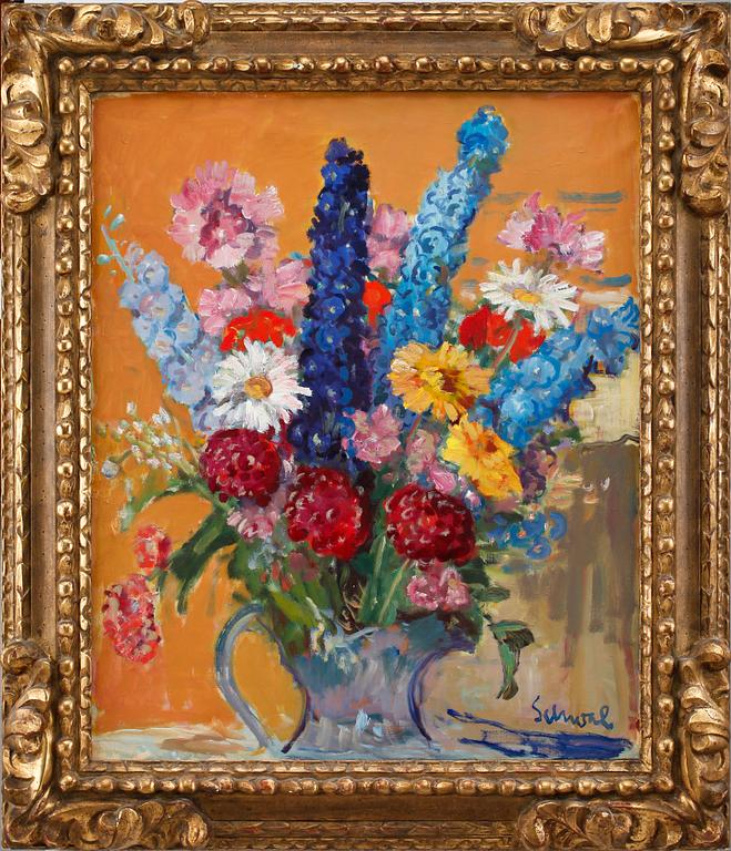 EIGIL SCHWAB, olja på duk. Sign.