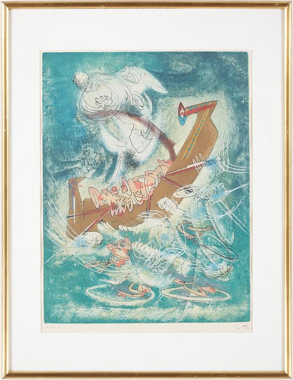 ROBERTO MATTA, etsning, sign o numrerad 63/200.