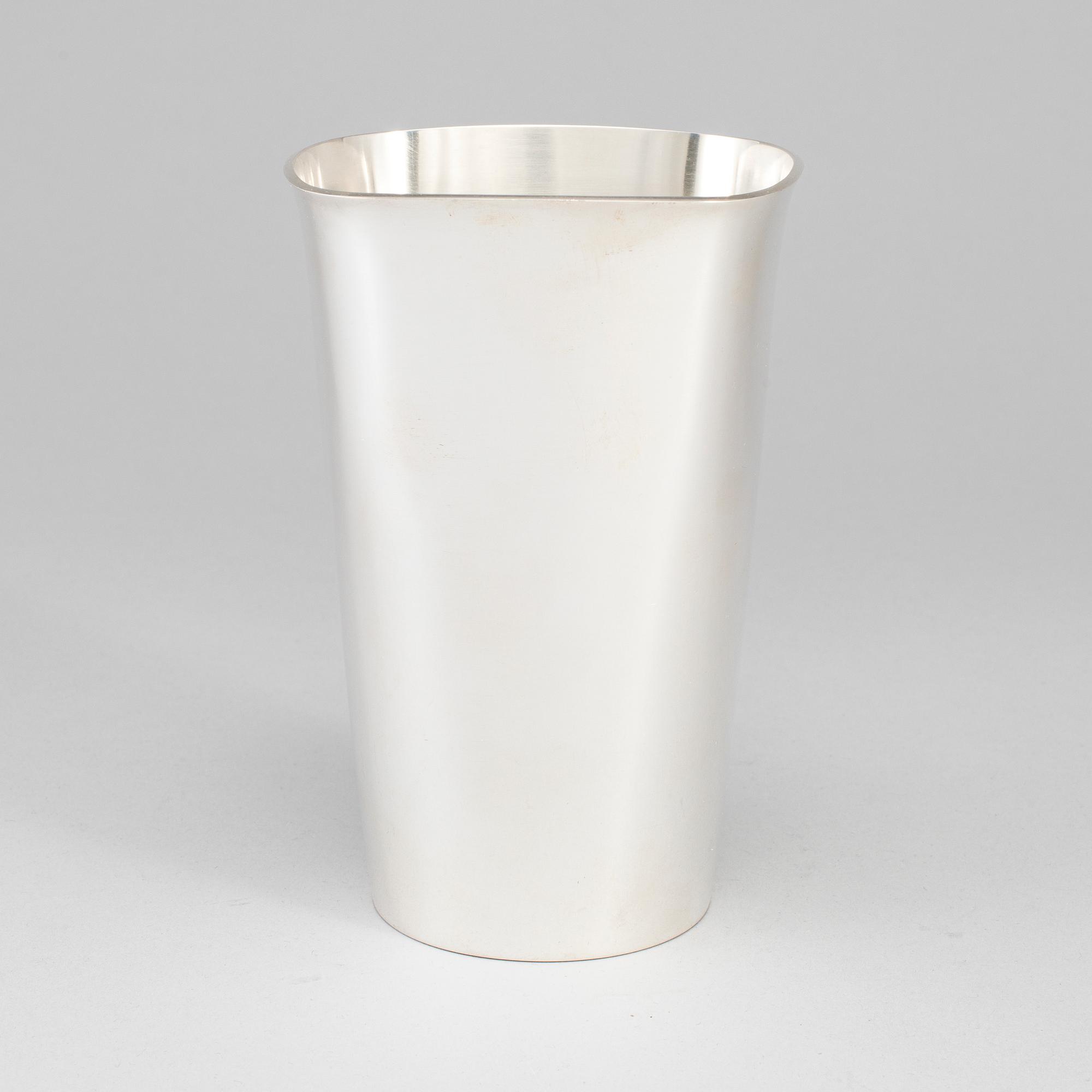 VERA FERNGREN, a silver beaker, GAB, Stockholm 1965.
