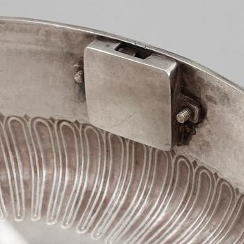 CARL PETTER LAMPA, Stockholm 1822, Sockerskrin, silver, empir.