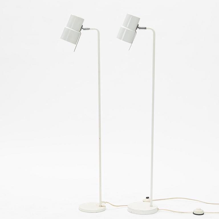 Hans-Agne Jakobsson, golvlampor, ett par, modell G154, Hans-Agne Jakobsson AB, Markaryd, 1960/70-tal.