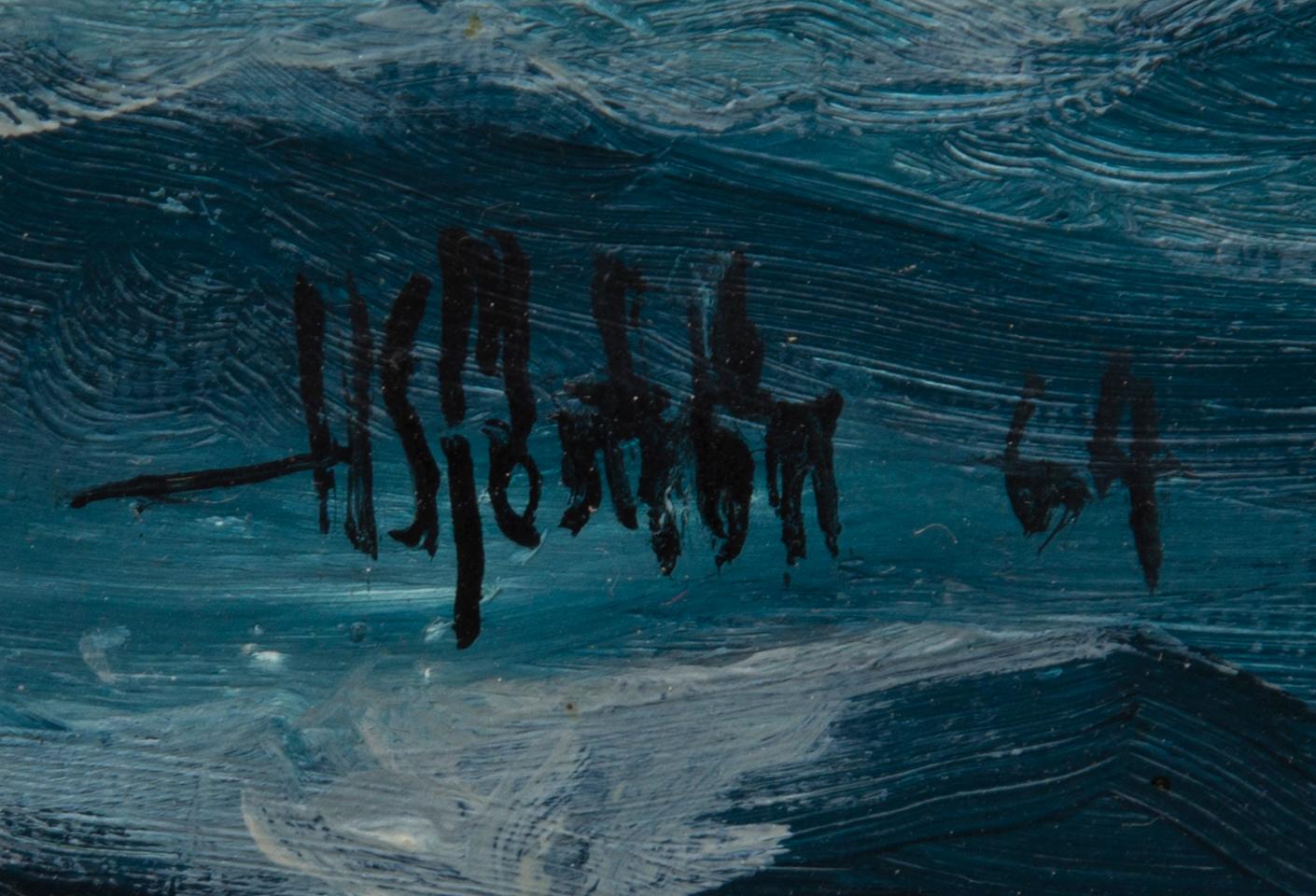 HÅKAN SJÖSTRÖM, oil on canvas, signed and dated -64.