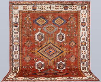 A Ziegler design rug, approx. 296 x 245 cm.