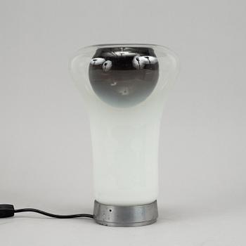 Angelo Mangiarotti, a glass table lamp, "Sappho", for Artemide.