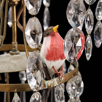 A Gustavian style chandelier, 20th Century.