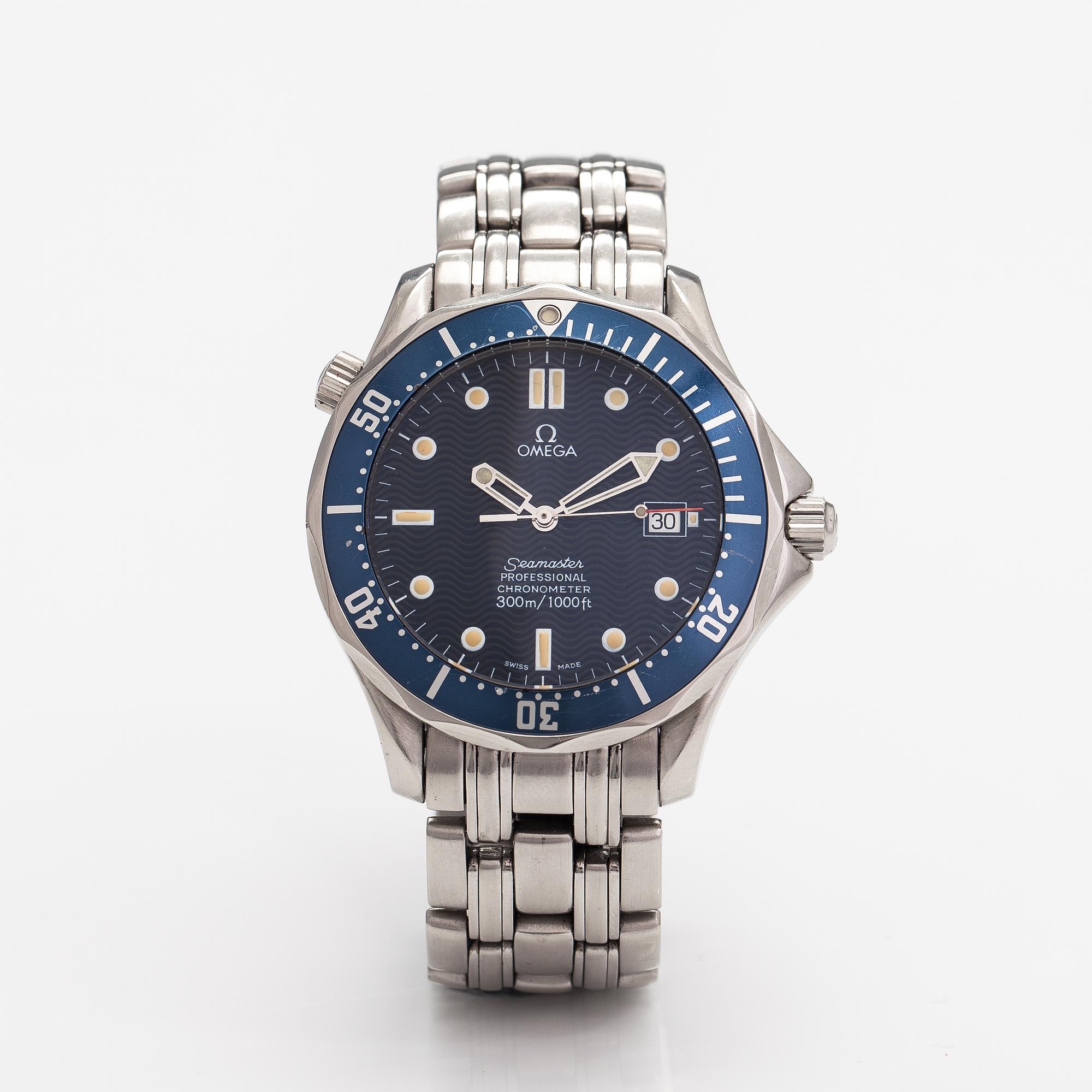 Omega, Seamaster, 300m, wristwatch, 41 mm.