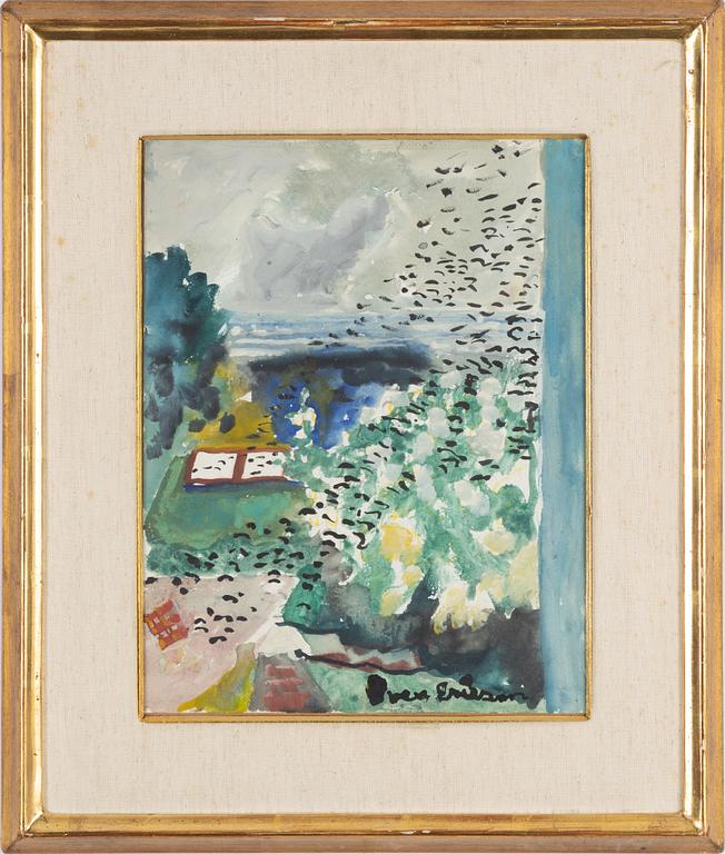 Sven X:et Erixson, watercolour, signed.