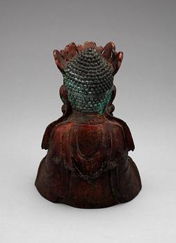 BUDDHA, brons, trol Ming (1368-1644).