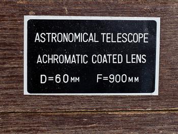 STJÄRNKIKARE, optik Barlowx2, "Astronomical Telescope", 1900-tal.