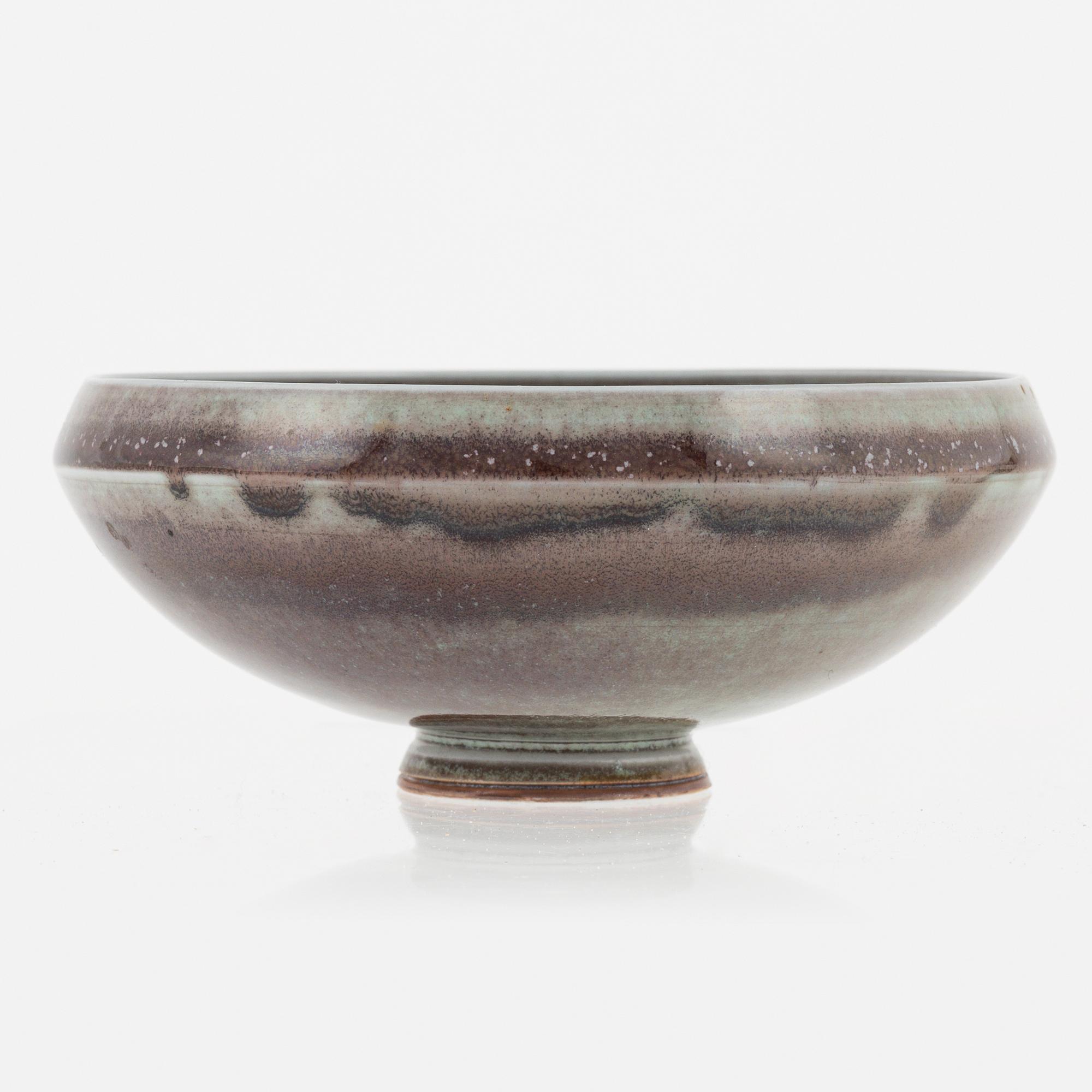 Berndt Friberg, a stoneware bowl, Gustavsbergs studio, 1970.