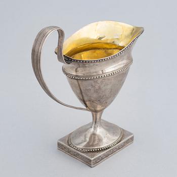 Lorenz Georg Weis, a silver sauce jug, Norrköping Sweden, 1791.