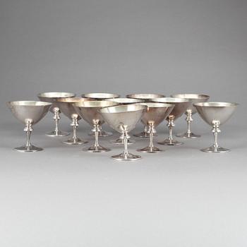 COCKTAILGLAS, 12 st, nysilver, GAB.