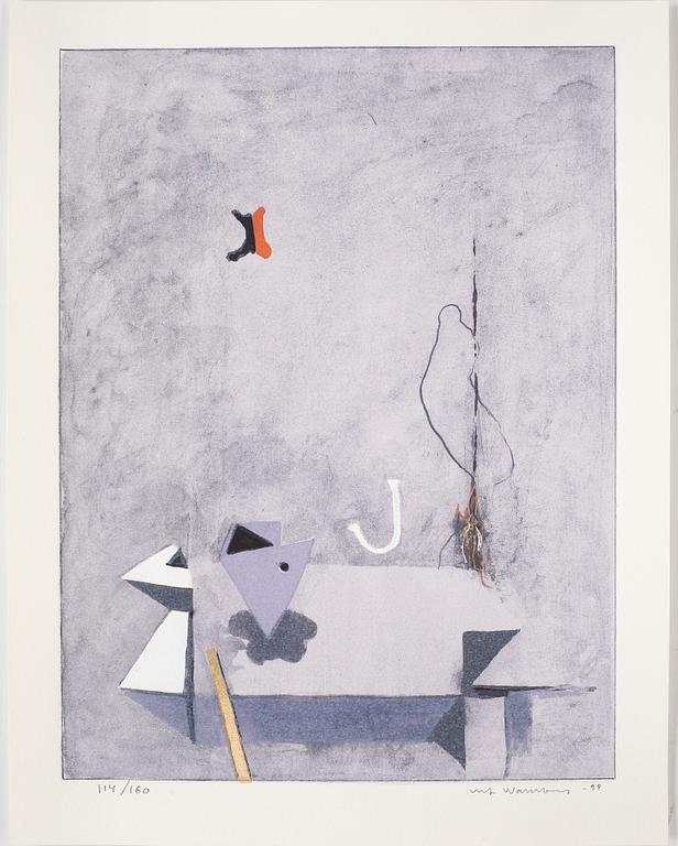 ULF WAHLBERG, 2 st färglitografier, signerad och daterade 1999. Numrerade 41/60 samt 114/160.