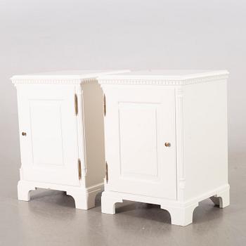 A pair of bedside tables from K.A. Roos, late 20th century.