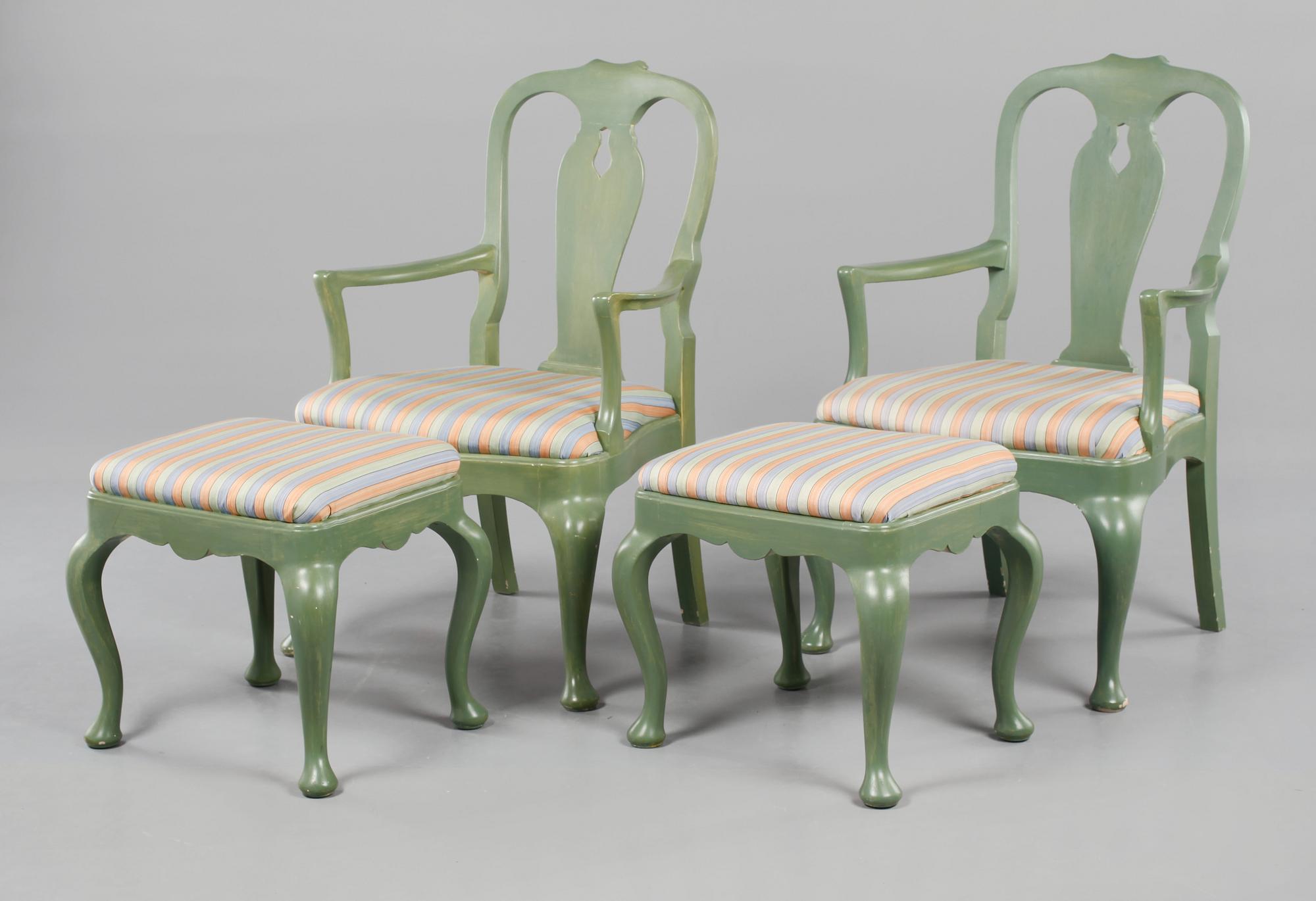 MATGRUPP, rokokostil, 1900-talets andra hälft.