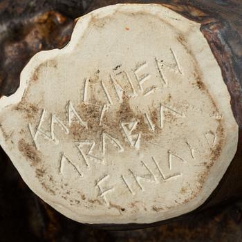 Taisto Kaasinen, figurin,  keramik, signerad T Kaasinen Arabia Finland.