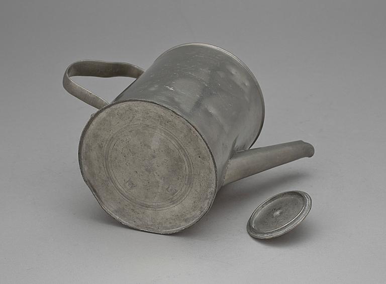 TEKANNA, tenn, Carl Jacob Lemon, Stockholm troligen 1860.