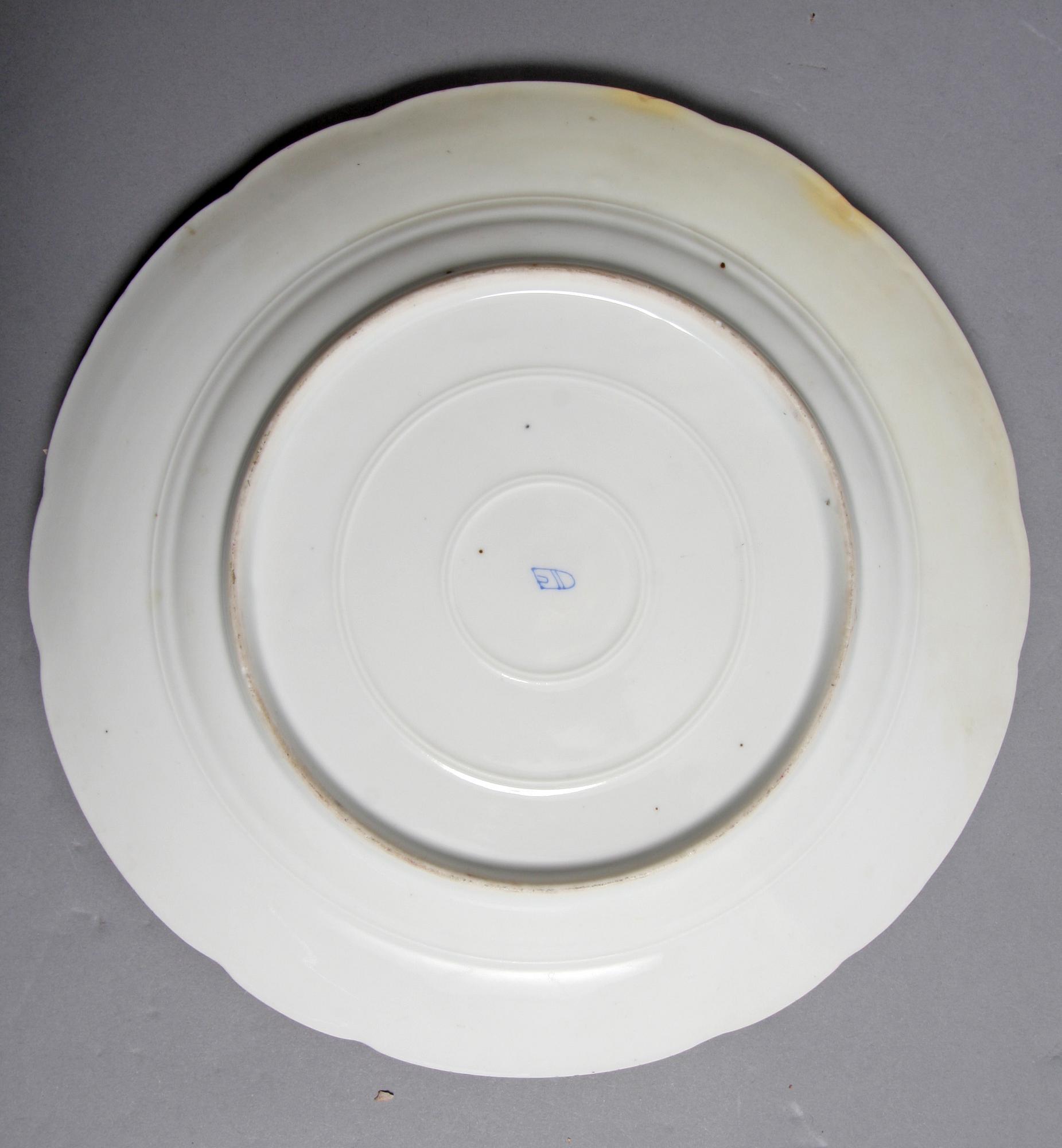 PARTI PORSLIN, 4 delar. Wienliknande märke.