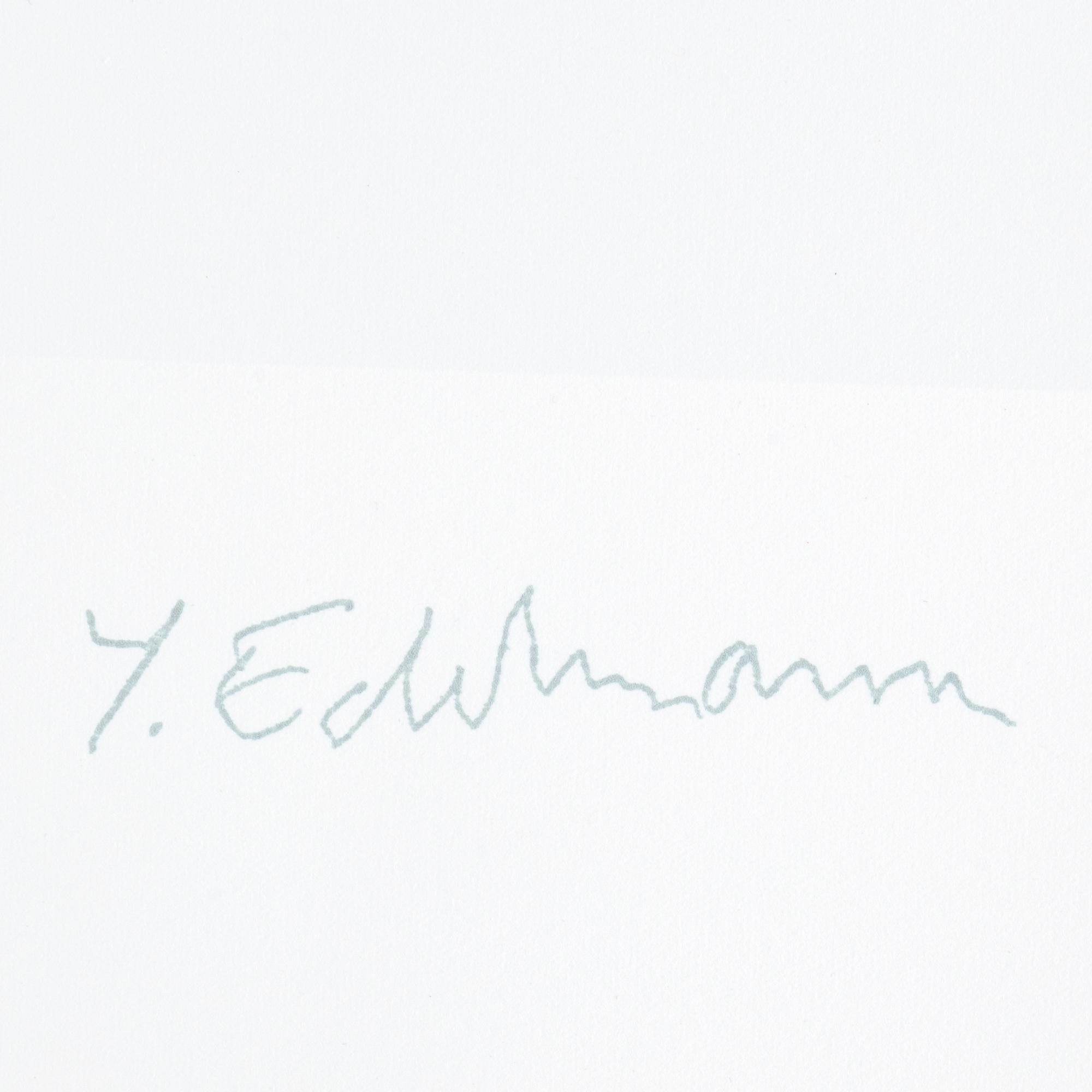 YRJÖ EDELMANN, lithograph in colours, 1983, stamped signature EA VIII/XV.