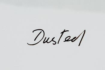 William Wegman, "Dusted".