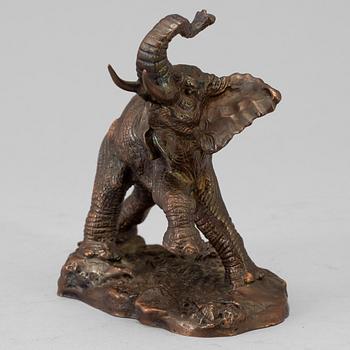 a bronze sculpture by The Franklin Mint, signed Polland and dated 1976.