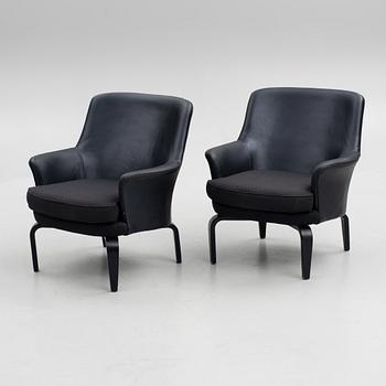 Arne Norell, a pair of 'Pilot' armchairs, Norell Möbel AB.