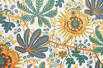 GARDINLÄNGDER, 3 stycken, "Aralia", Josef Frank, Svenskt tenn, formgiven 1928.