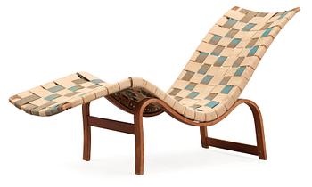 A Bruno Mathsson beech reclining chair, Karl Mathsson, Värnamo 1938.