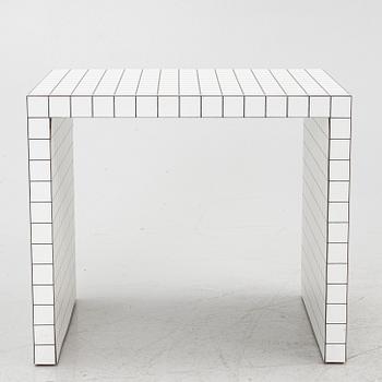 Superstudio, sidobord, "Quaderna", Zanotta, Italien.