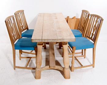 BORD SAMT STOLAR, 5 delar, 1900-talets senare del.