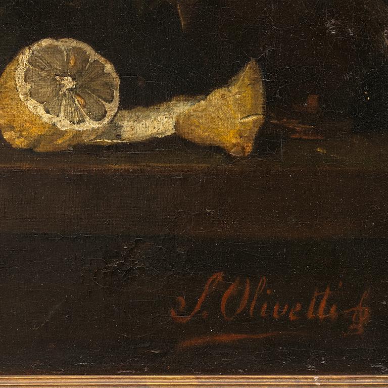Salvatore Olivetti, Still Life with a Cabbage Head.