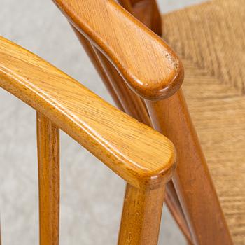 Josef Frank, a pair of model 970 mahogany chairs, Firma Svenskt Tenn.