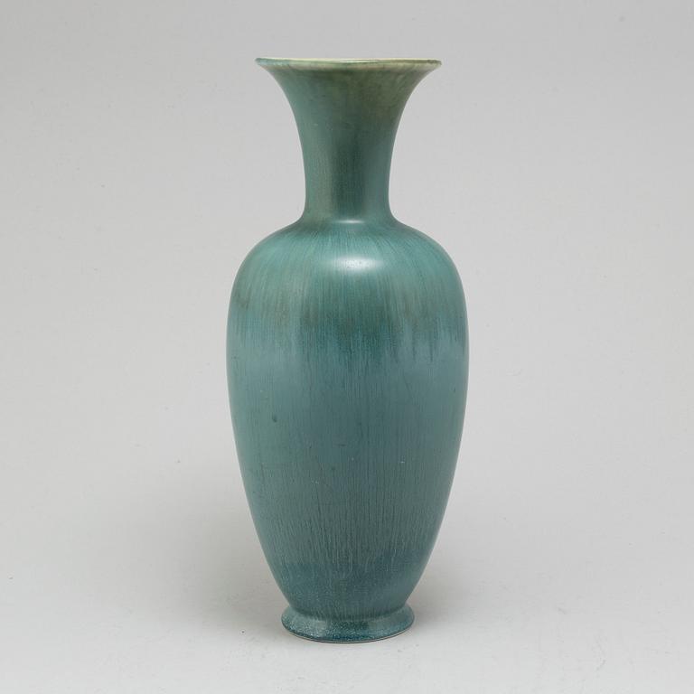 A mid 20th century signed stoneware vase by Gunnar Nylund, Rörstrand.