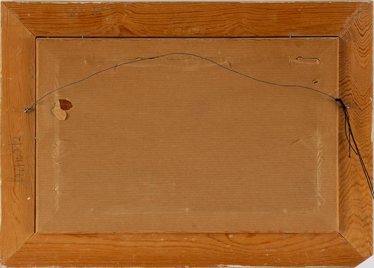 GUSTAV PRUCHA, oil on panel, signed.