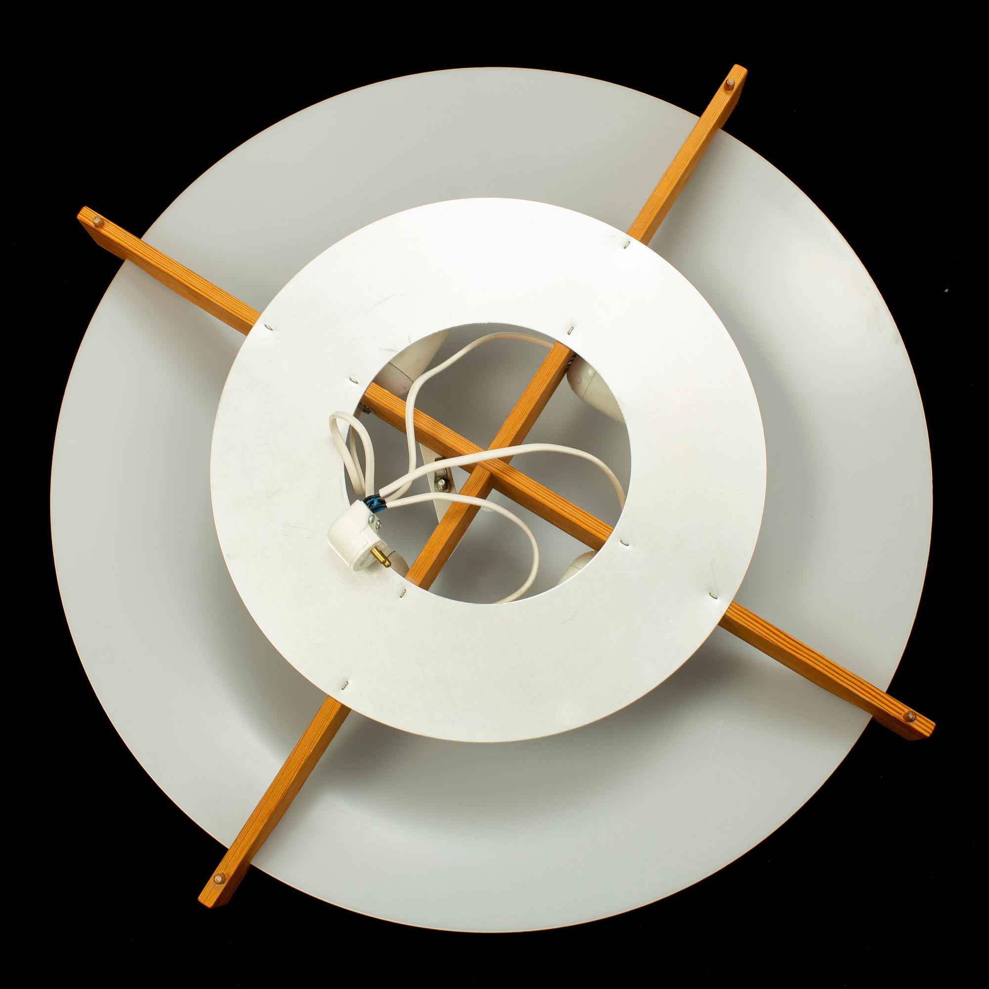 A ceiling lamp by Uno and Östen Kristiansson for Luxus, model "Plafo", second half of the 20th century.