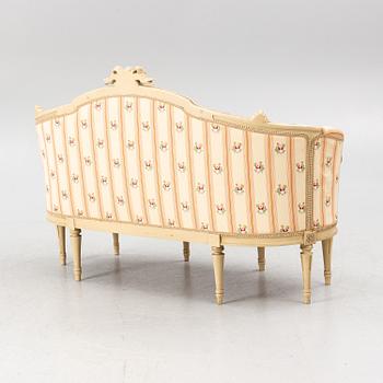 Soffgrupp, 3 delar, gustaviansk stil, 1900-talets första hälft.