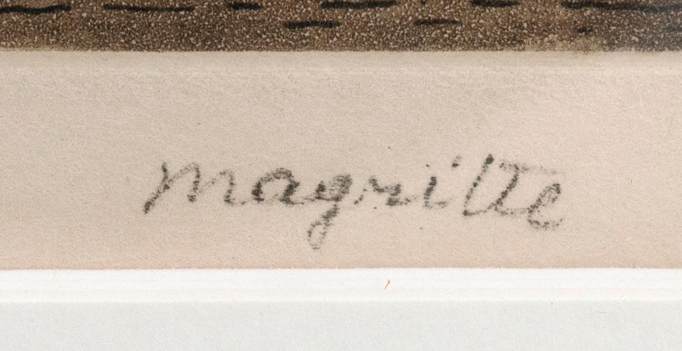 René Magritte, after, "Poire et rose”.