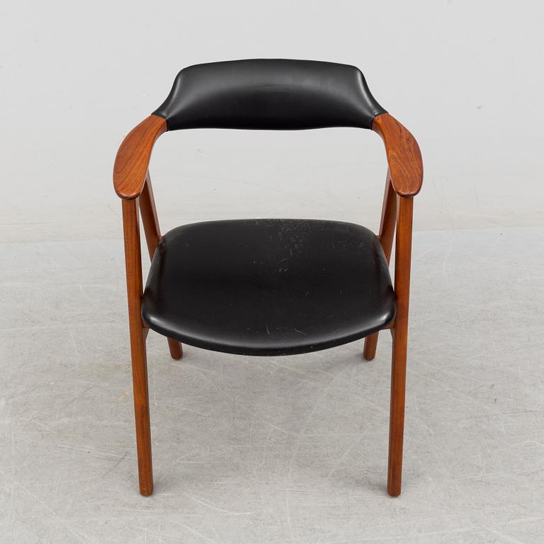 A teak chair by Erik Kirkegaard, Høng Stolefabrik, mid 20th century.