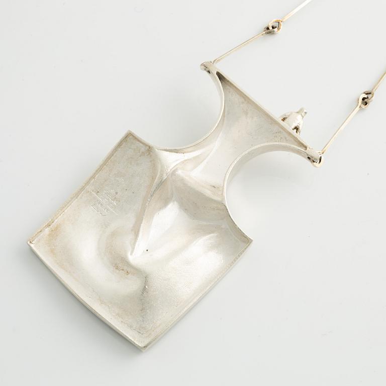 Björn Weckström, Lapponia, necklace, "Barbarella" sterling silver, Helsinki 1970.